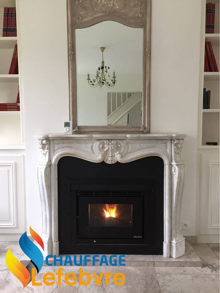 Insert à granulés de bois (Nordica Extraflame - Comfort P70)